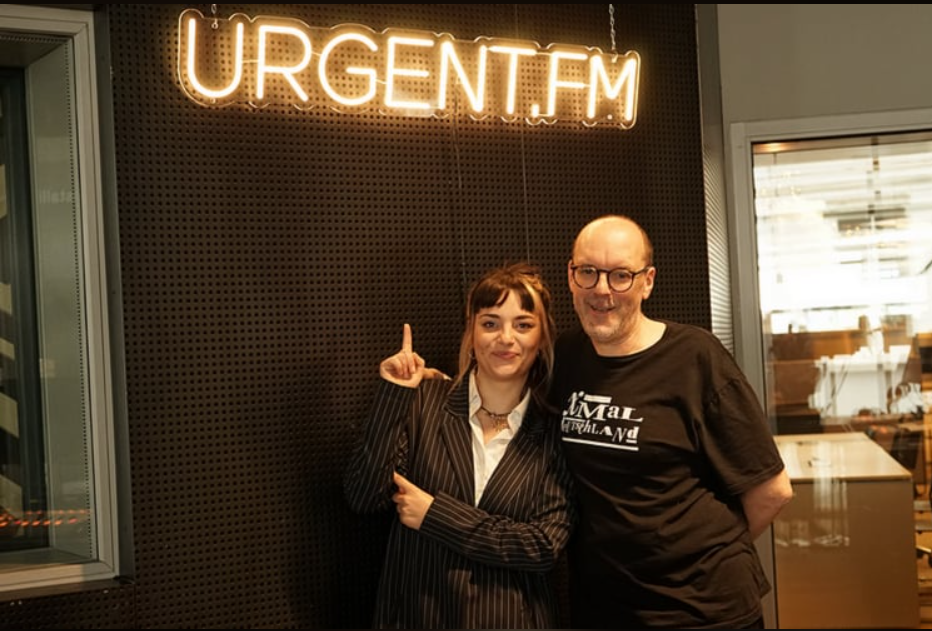 SUGARBUNNY in de URGENT-FM studios © Wouter De Sutter